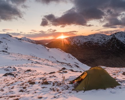 Winter wild camp on Streap - D.Lintern