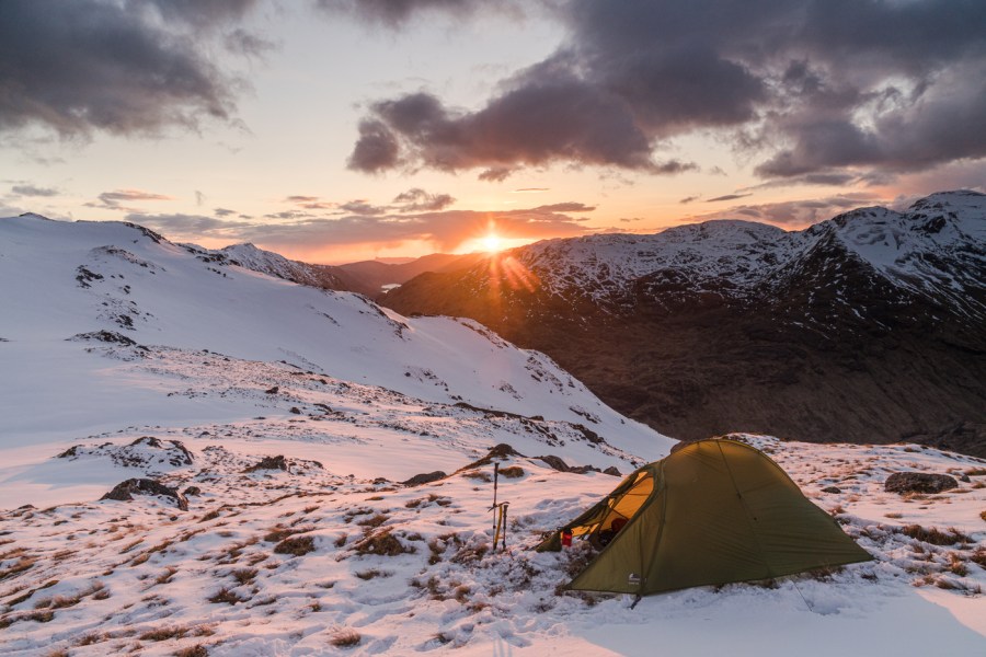 Winter wild camp on Streap - D.Lintern