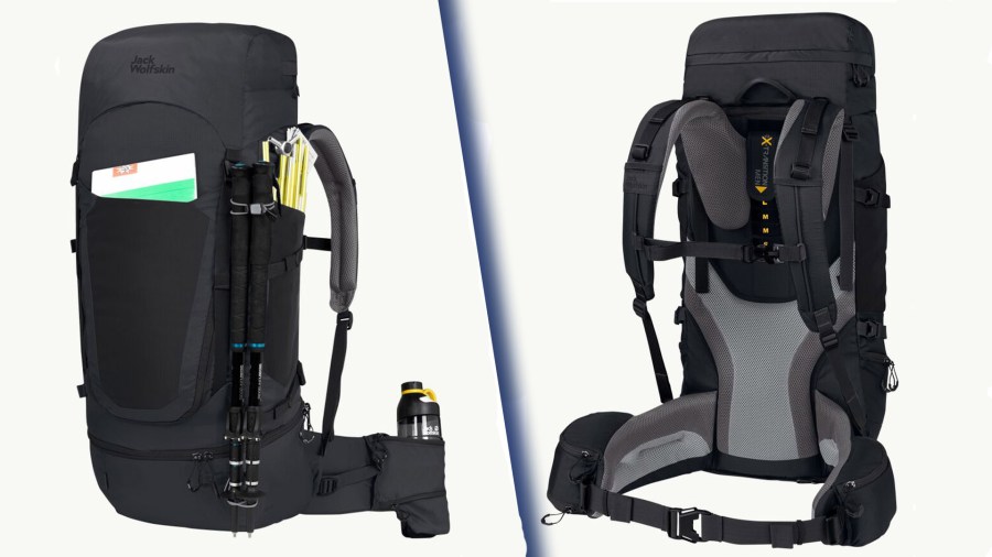 best budget backpacks Jack Wolfskin Highland Trail 55+5