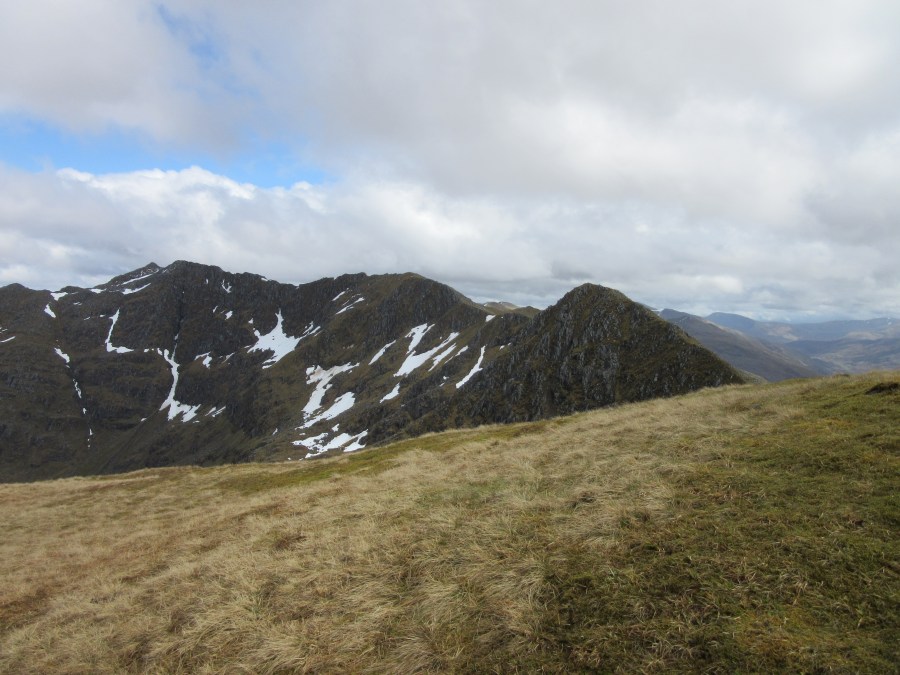 Looking back at the Forcan ridge