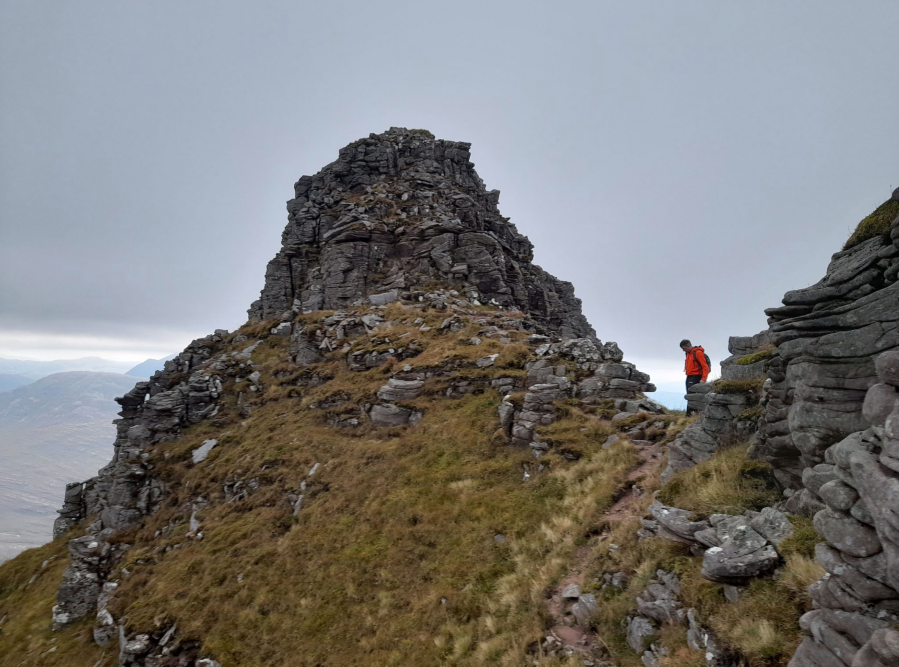 8 Looking back after descent from first pinnacle.jpg