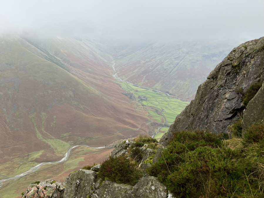 A section of down scrambling looking Down in the Dale