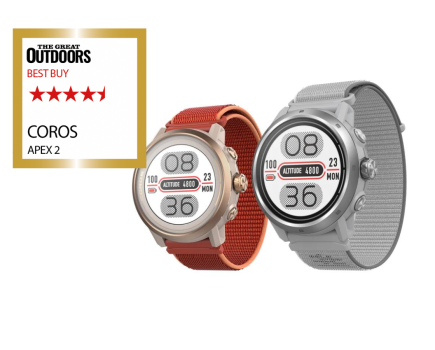 Two Coos Apex 2 GPS watches