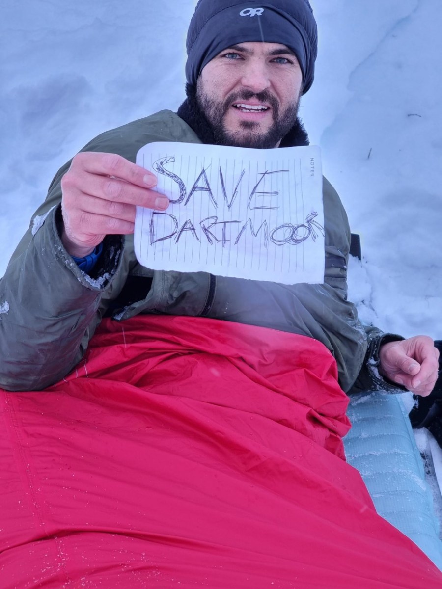 Dan Jones supporting from the Arctic Circle