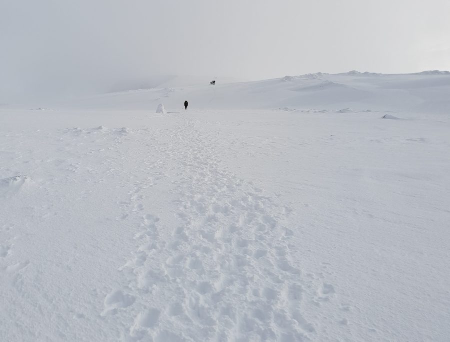 Descent of CMD arete from Ben Nevis