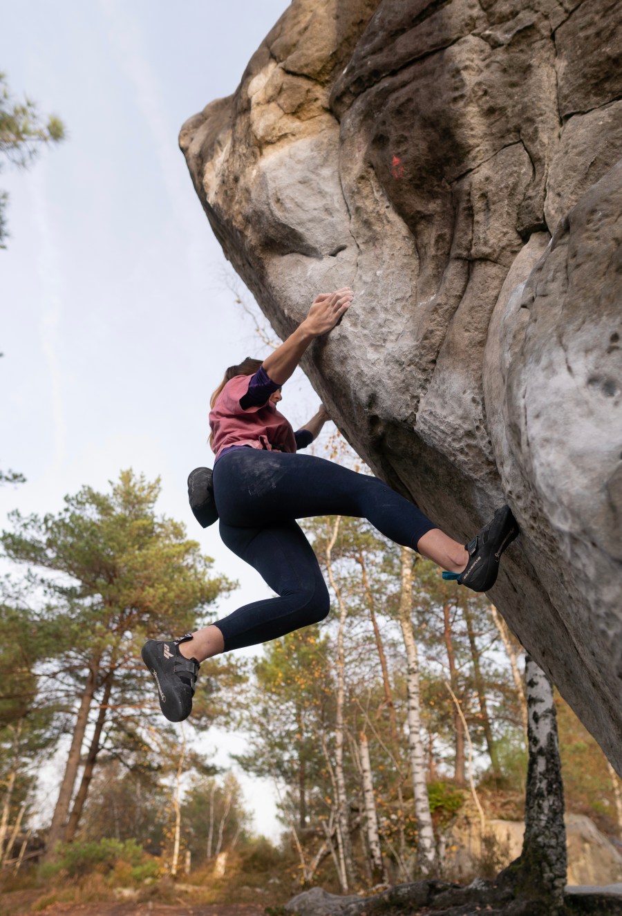 Bouldering in Fontainbleau, France Credit_Nathan Betts