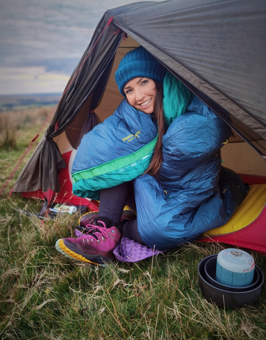 Beca Trebilcock showing off her Muddy Bootlaces