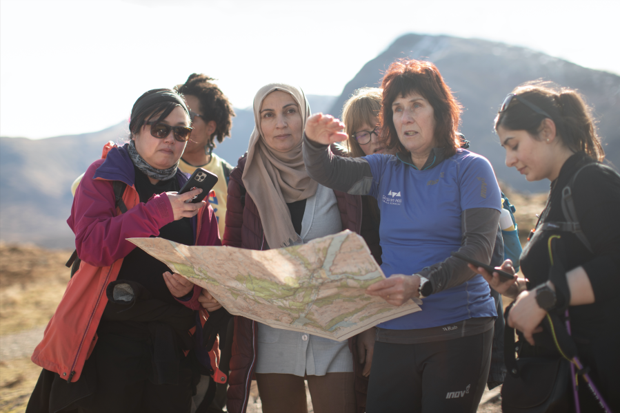 A Girls on Hills-led navigation of Glencoe.