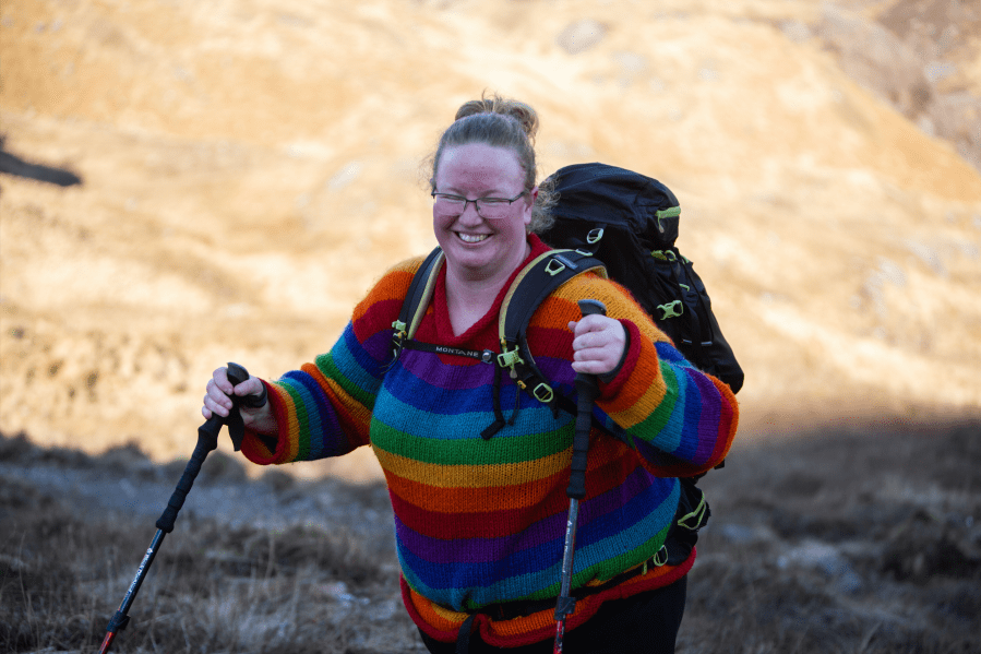 Women in the Hills participant in Glencoe