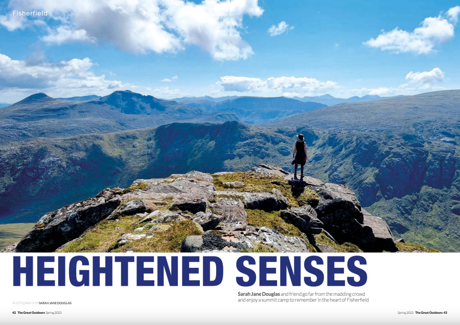 Spring 2023 - Sarah jane Douglas in Fisherfield Scotland