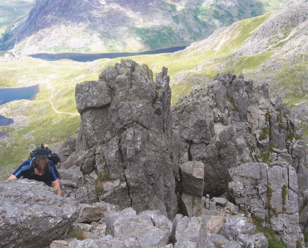 The bristly bits on Bristly Ridge make one of the best scrambling routes in the UK.