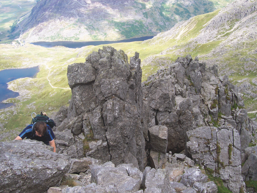 The bristly bits on Bristly Ridge make one of the best scrambling routes in the UK.