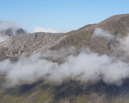 An Ruadh-Stac and Maol Cheann-Dearg from Sgorr Ruadh Close-up