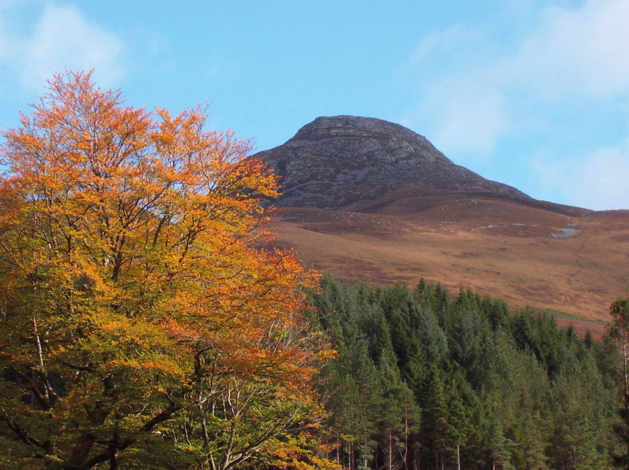 autumn walks 1 The Pap of Glencoe.