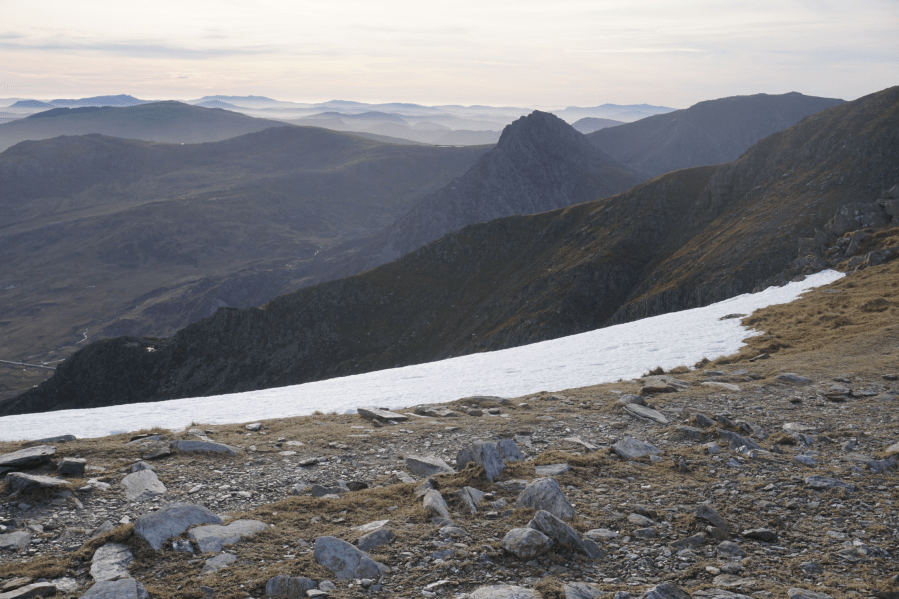 Looking south into the layers of Eryri past Tryfan from Carnedd Fach.jpg