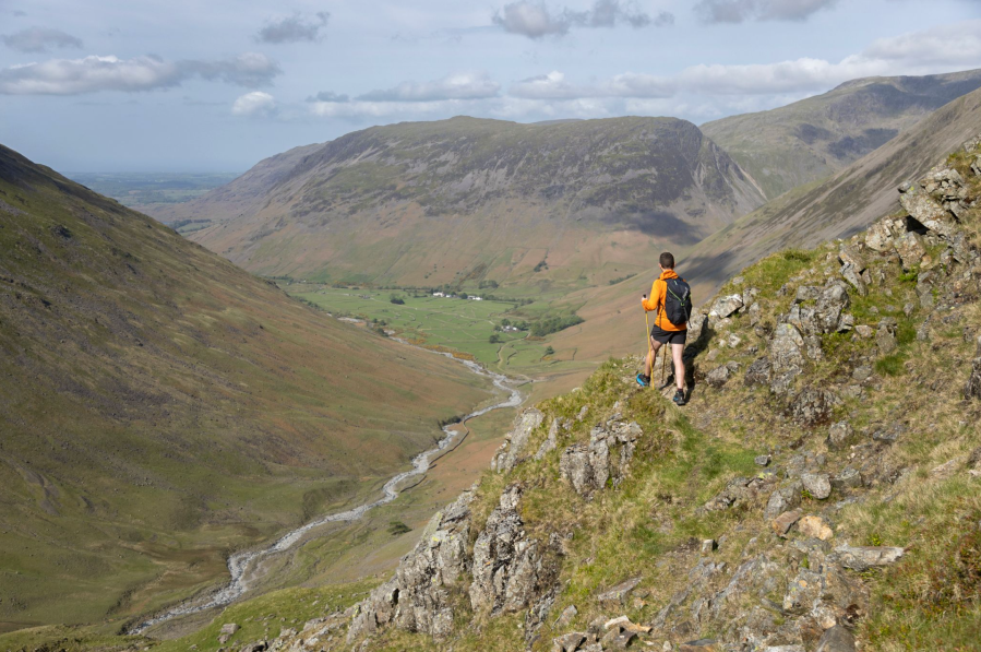 The Gable Girdle traverse offers an interesting navigational prospect and challenging terrain. Credit: Stuart Holmes.