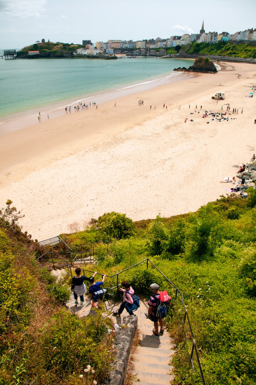 Hikers on the Wales Coast Path in Pembrokeshire.Credit: Transport for Wales.