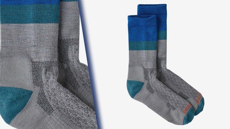 best hiking socks: Patagonia Lightweight Merino Performance Crew