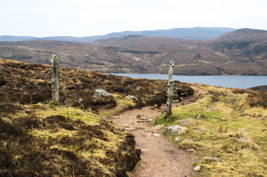 Cape Wrath Trail CWT-3-The trail to Sandwood Bay.jpg