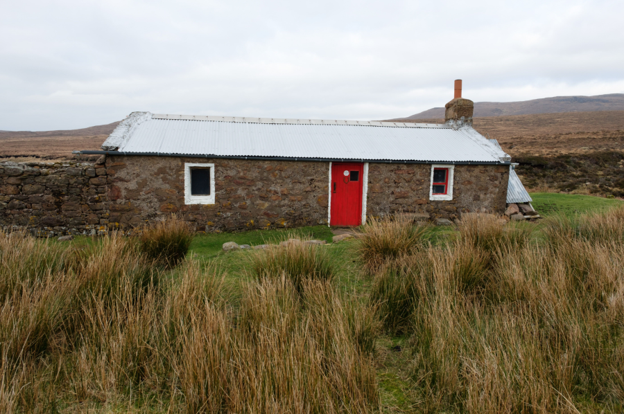 Cape Wrath Trail CWT-11-Arrival at Strathchailleach bothy.jpg