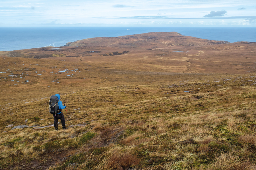 Cape Wrath -17-The final north bearing to the lighthouse.jpg