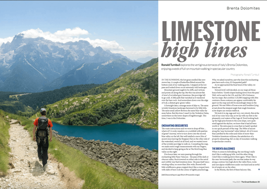 Limestone high Lines Brenta Dolomites_ TGO May 23