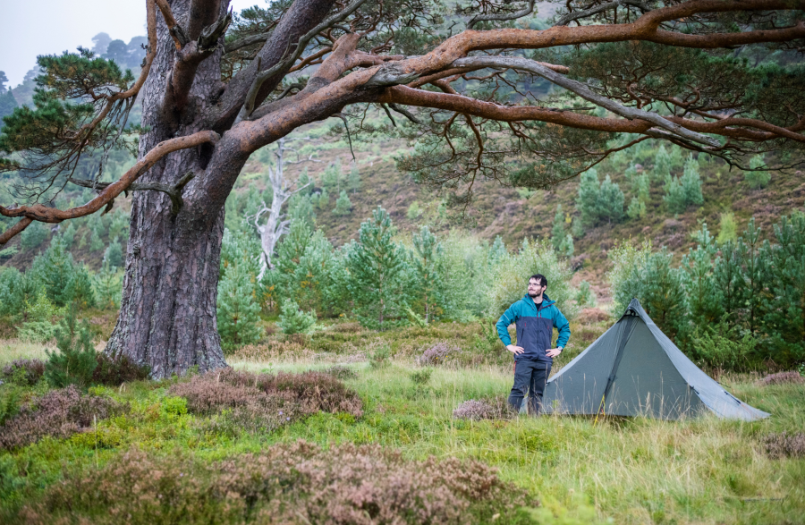 Alex Roddie on a Glen Feshie camp.Credit: James Roddie