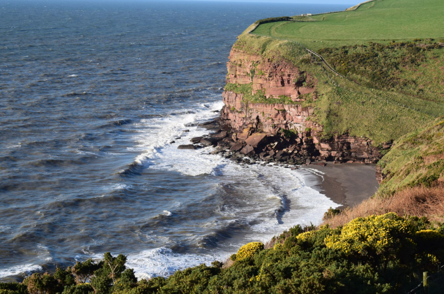7. Coastal walking at St Bees at the start of the Coast to Coast route - James Forrest.JPG