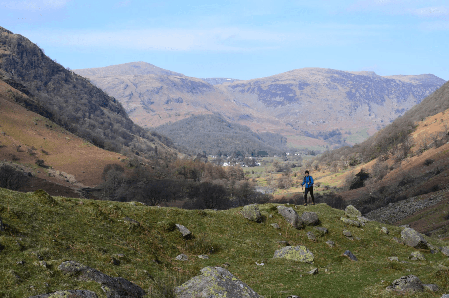 15. Hiking towards Greenup Edge from the Borrowdale Valley - James Forrest.JPG