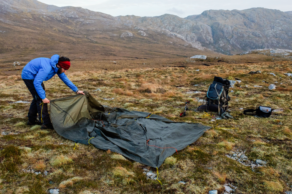 © ALEX RODDIE When backpacking, take every opportunity to air and dry your gear