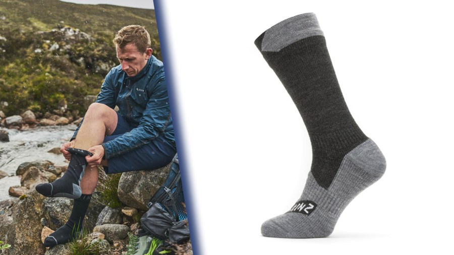 best hiking socks: Patagonia Lightweight Merino Performance Crew