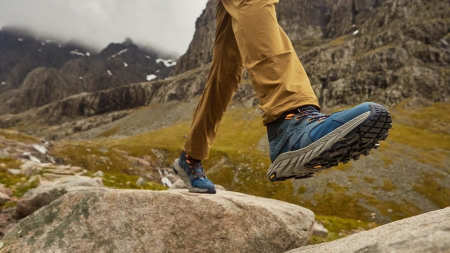 LV Orange/Black Hiking Ankle Boots