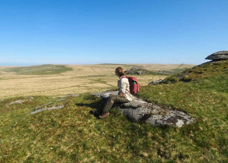 4. Beardown Tors, looking north to Devil's Tor (the path is pretty clear). - Tim Gent