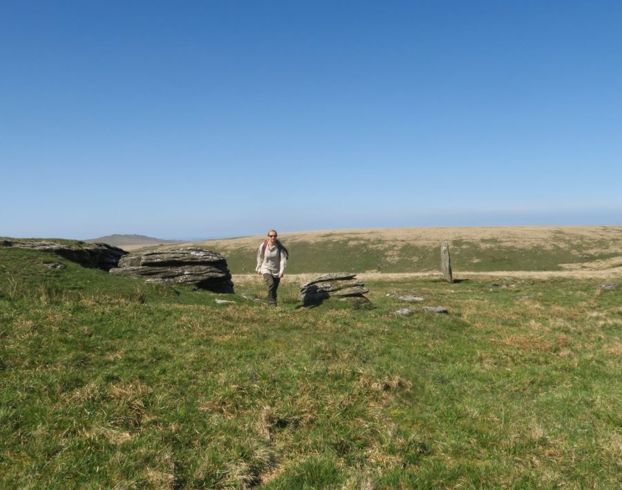 7. Heading away from Devil's Tor. - Tim Gent