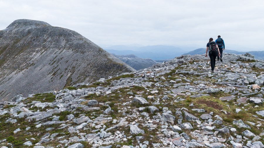 9 Magnificent walking on the main ridge of Beinn Damh