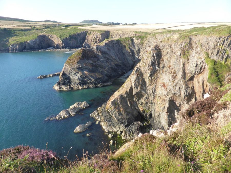 Strumble head walk - Cliff scenery near Pwllcrochran