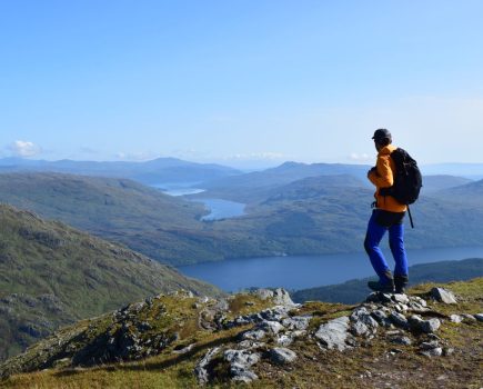 Enjoying the views from the summit of Ben Vane (2)