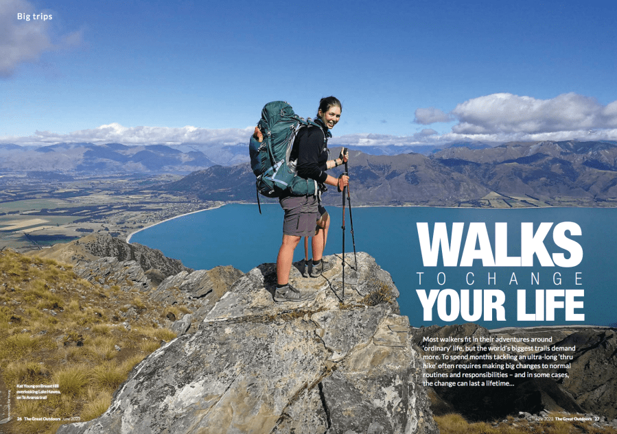 life-changing walks in the june 2023 issue of The Great Outdoors