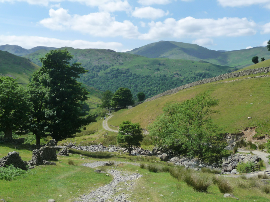 View back on ascent to Hayeswater.