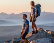 A couple of hikers watching the sunset_ credit Dougie Cunningham