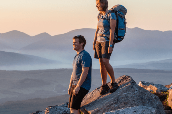 A couple of hikers watching the sunset_ credit Dougie Cunningham
