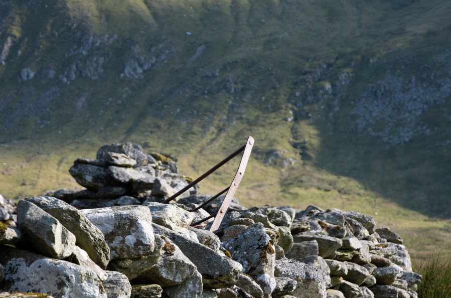 Wild Walk Cwm Caseg Backpacking - sheep fold Carreg y Gath (5 of 11)