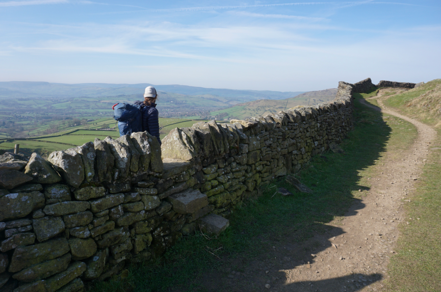 Kinder Low - Beginning the descent into Chinley.Credit: Francesca Donovan