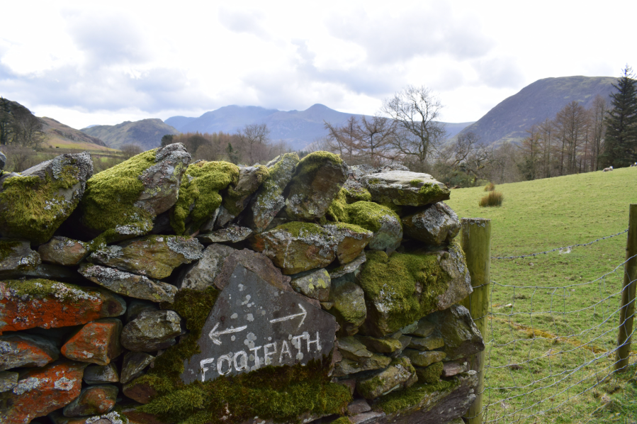 10. Footpath sign near Crummock Water.JPG