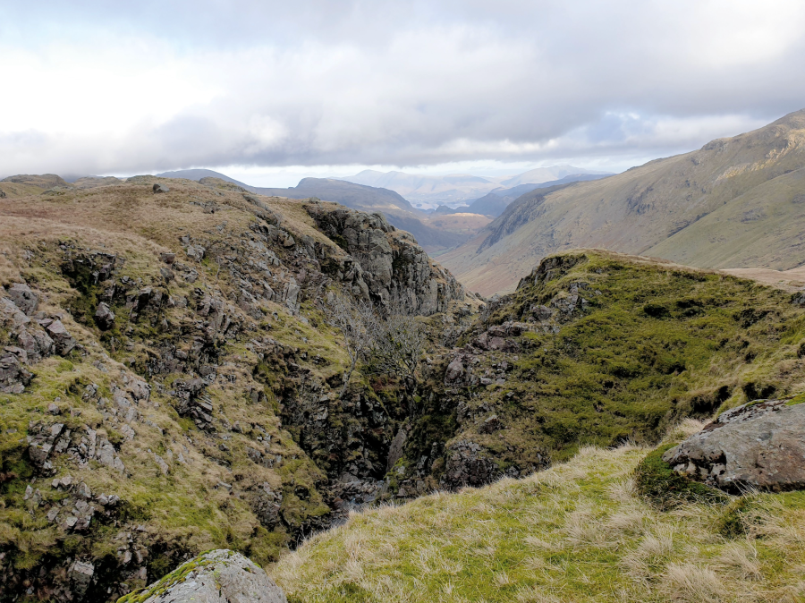 5 Looking back towards Borrowdale, Ruddy Gill foreground.jpg