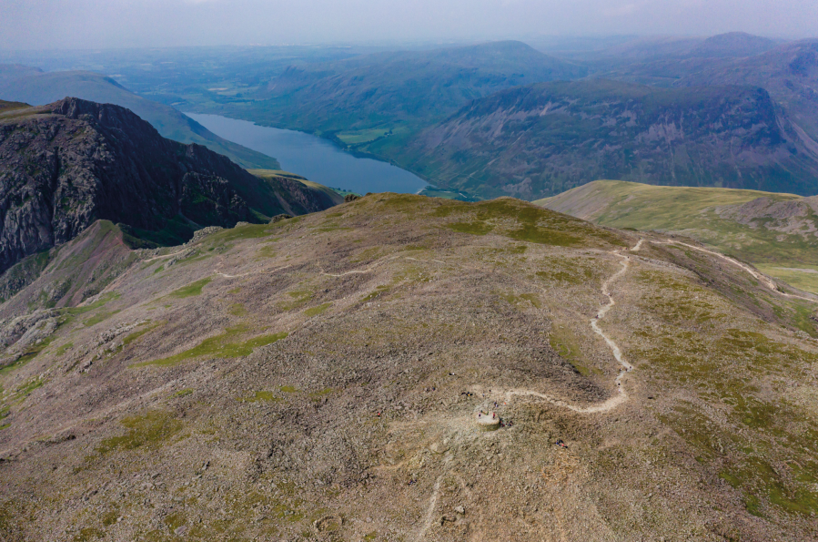 Scafell Pike via Esk haus - summit shot