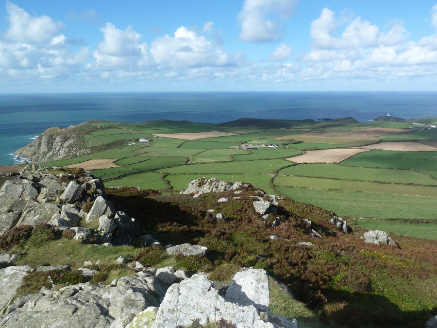 View N twds Strumble Head from top of Garn Fawr