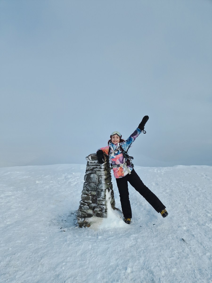 Kate appleby on Helvellyn