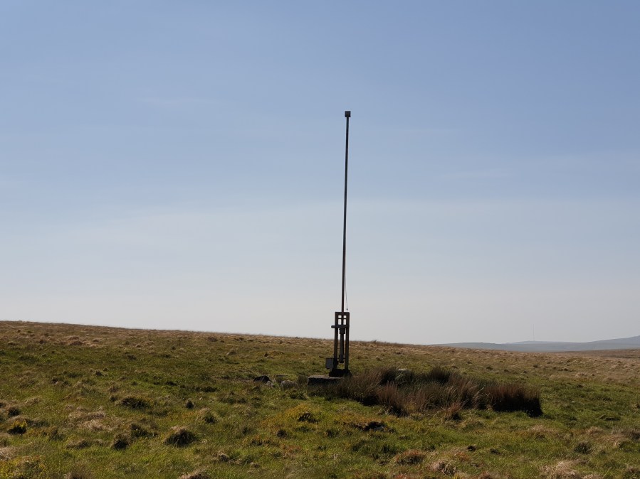Dartmoor mystery walk - 3 Range flag pole v1