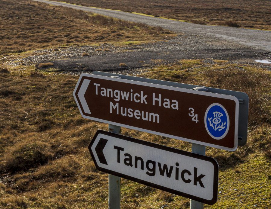Waypoint 6 - Turn off the B9078 to Tangwick